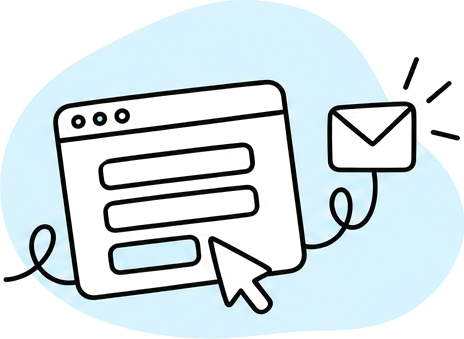 Enquiries and forms illustration