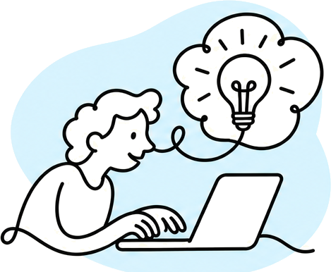 Website design illustration